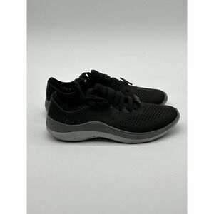 Crocs Women's Literide‎ 360 Pacer Waterproof Sneakers Shoes Size 9 Black Grey